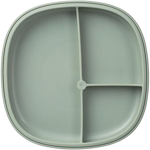 Baby plate B.Box Divided plate with suction cup 2in1 green .