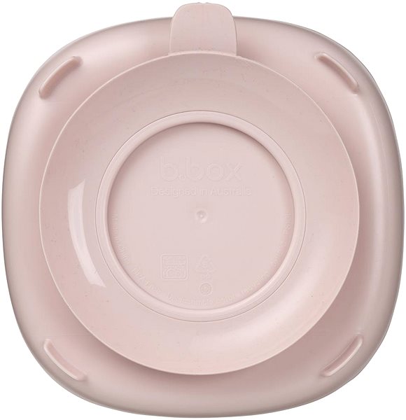 Baby plate B.Box Divided plate with suction cup 2in1 pink .
