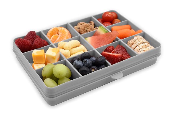 Lunch Box Melii Snackle Box 1368 ml grey ...