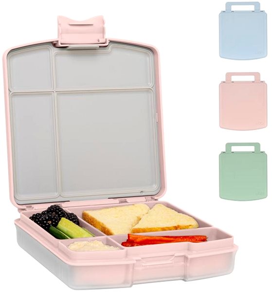 Lunch Box Ubbi Lunch Bento Box Blush Pink ...
