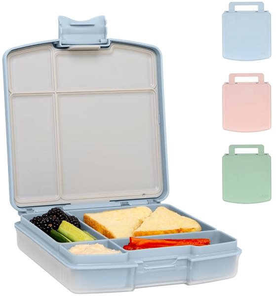 Lunch Box Ubbi Lunch Bento Box Cloudy Blue ...