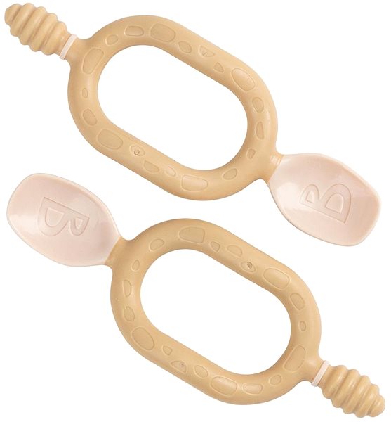 Bibado Dippit Multifunctional spoon 2in1 2 pcs Fawn .
