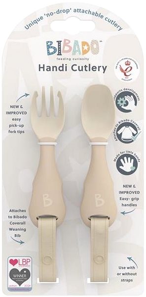 Bibado Handi children's cutlery with Fawn clip.