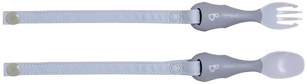 Bibado Handi children's cutlery with clip Mist .