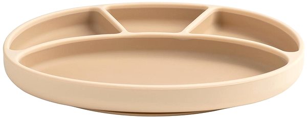 Bibado Children's plate Bibado Divided plate with suction cup Fawn .