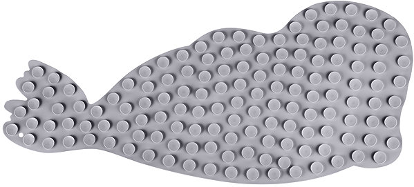 Anti-slip bath mat Zopa Dove Grey .