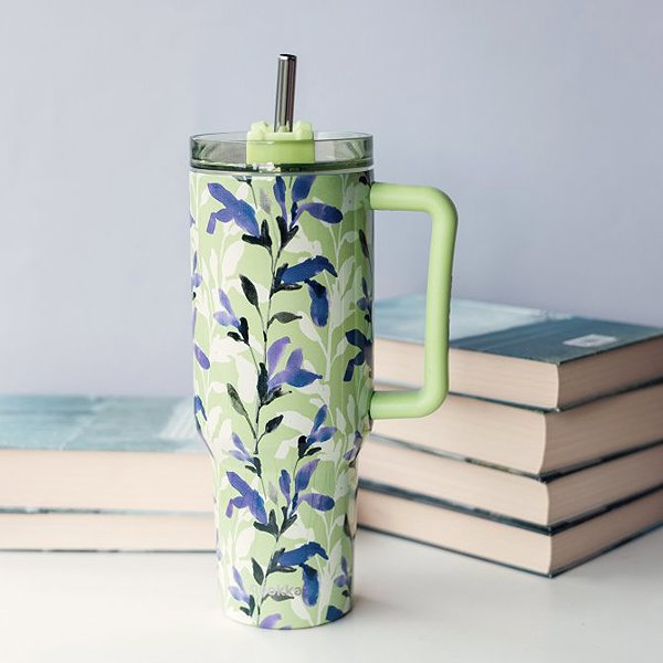 Thermal Mug Quokka Stream with straw 1200 ml Matcha ...