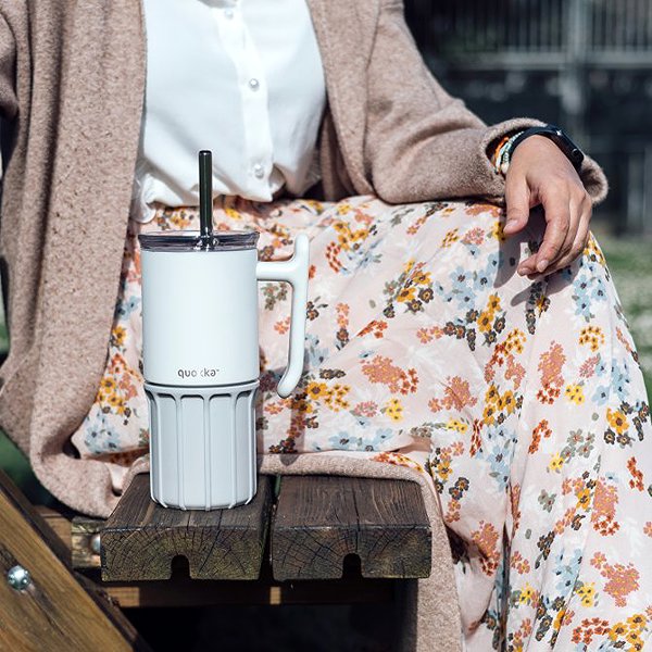 Thermal Mug Quokka Umi with straw 720 ml Ivory ...
