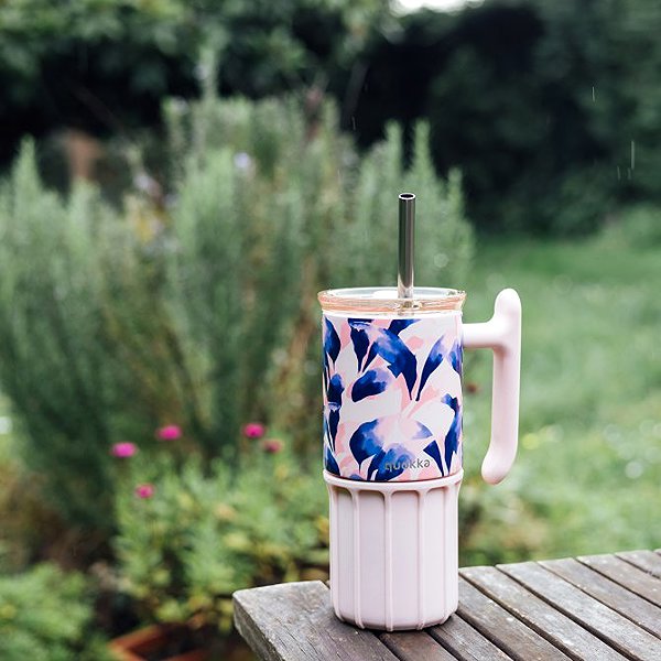 Thermal Mug Quokka Umi with straw 720 ml Blue Feather ...