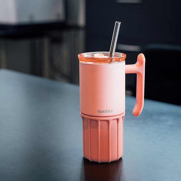 Thermal Mug Quokka Umi with straw 720 ml Peachy Pink ...