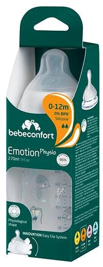 Dojčenská fľaša Bebeconfort Emotion Physio White 270 ml, 0 – 12 m+ ...
