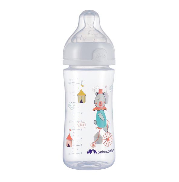 Dojčenská fľaša Bebeconfort Emotion White 270 ml, 0 – 12 m ...