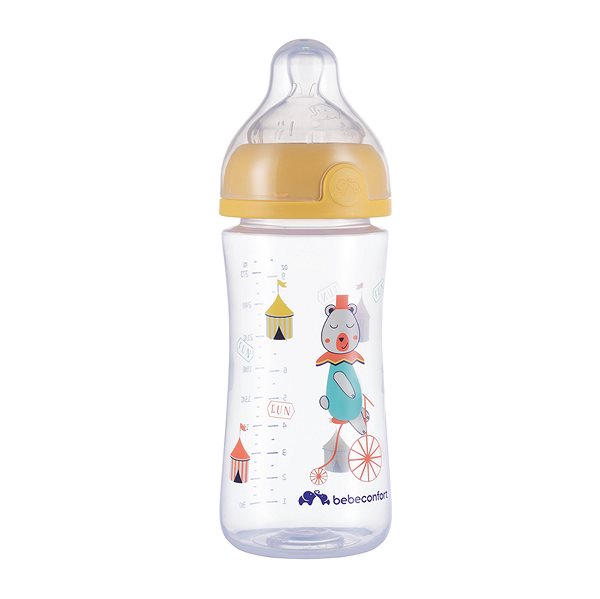 Dojčenská fľaša Bebeconfort Emotion Yellow 270 ml, 0 – 12 m ...