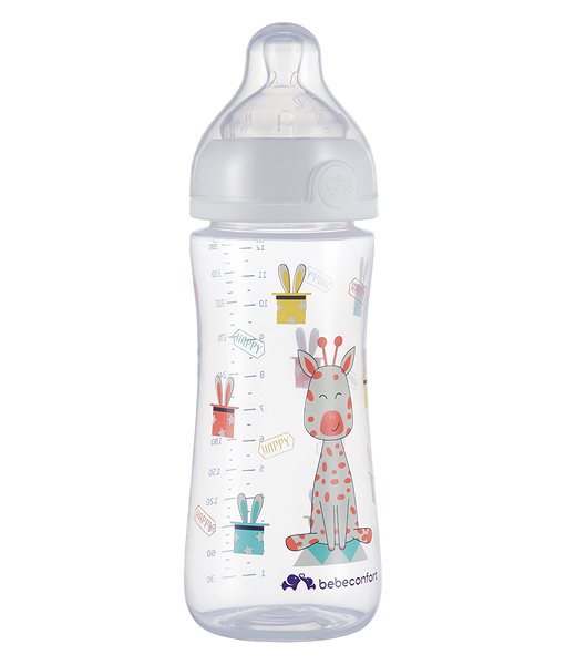 Dojčenská fľaša Bebeconfort Emotion White 360 ml, 6 m+ ...