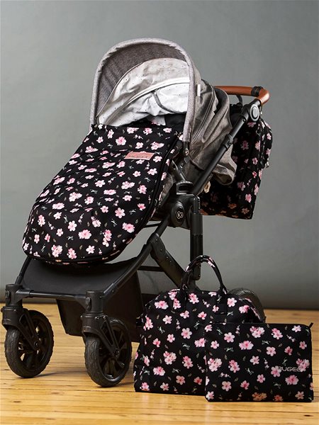 Fusak do kočíka Pinkie fusak bugee softshell rose – slabší, pozdĺžne otvory ...