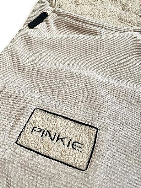 Fusak do kočíka Pinkie fusak fur teddy cream – slabší, pozdĺžne otvory ...