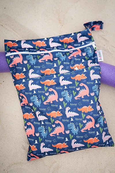 Bobánek Normal waterproof bag, Dinosaurs nappy bags.