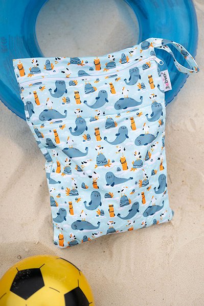 Bobánek Normal waterproof bag, Seagull and Seal.