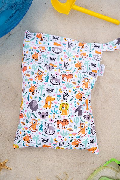Bobánek waterproof normal bag, Jungle nappy bags.