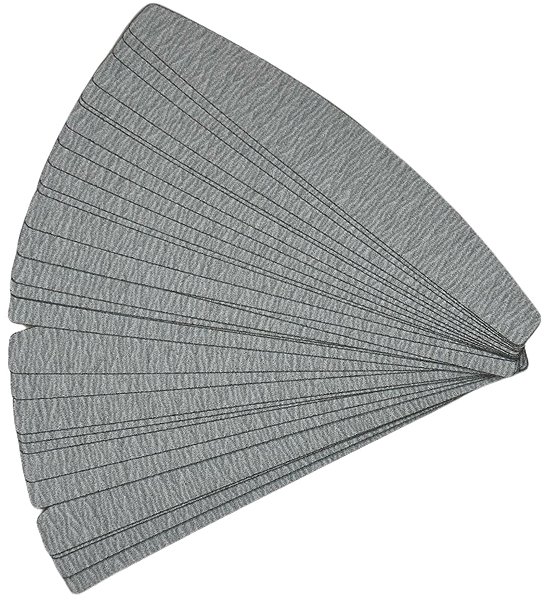 BAFI Metal Half-Moon Base + Replacement Half-Moon Sandpaper, 180 grit, 25 pcs nail file.