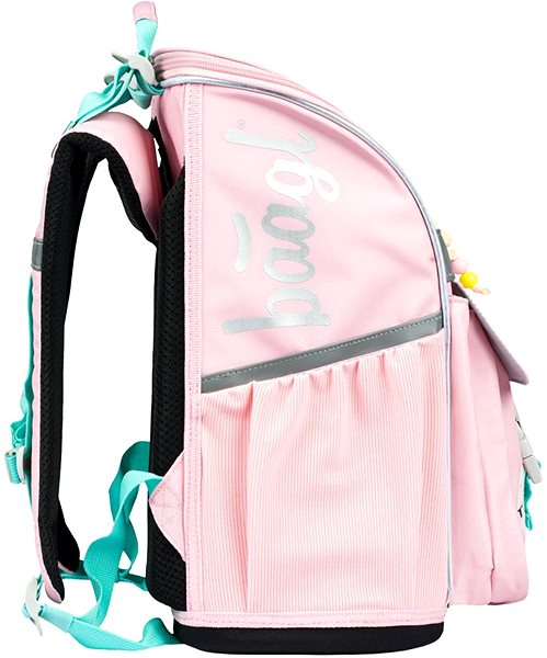 School backpack BAAGL School bag Zippy Rainbow pink .