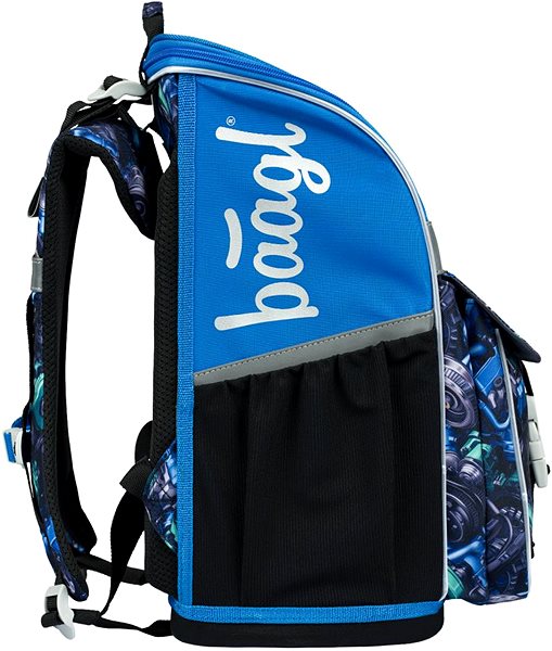 School backpack BAAGL School briefcase Zippy Racing car .