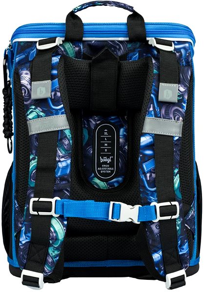 School backpack BAAGL School briefcase Zippy Racing car .