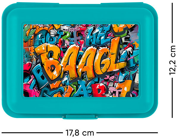 Lunch Box BAAGL Snack box Skatepark ...