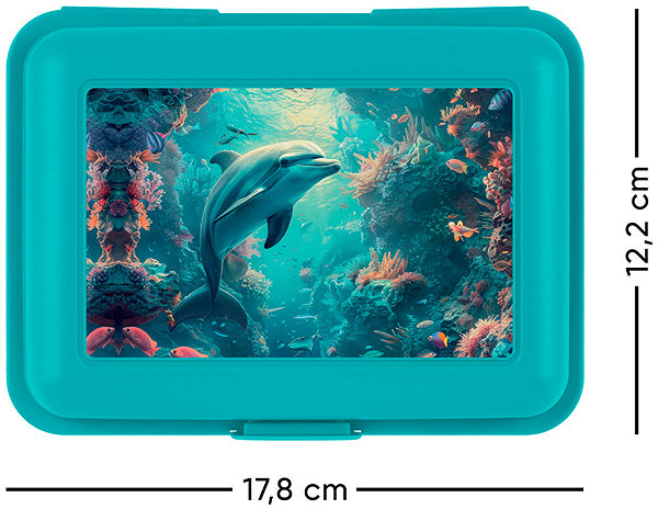 Lunch Box BAAGL Dolphin snack box ...
