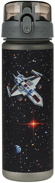 Trinkflasche BAAGL Tritan Trinkflasche Pixel Space 500 ml ...