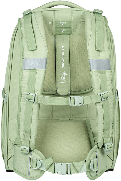 Rucksack BAAGL Schulrucksack Skate Max Mentol GRS .