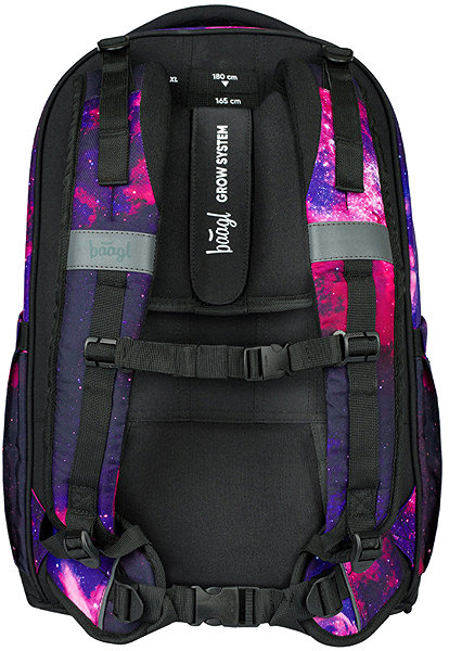 Rucksack BAAGL Schulrucksack Skate Max Galaxy GRS .