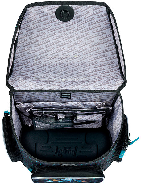 BAAGL Ergo Minecraft Blue Axe school bag.
