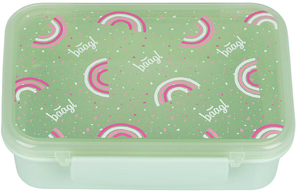 Lunch Box BAAGL Snack box with compartments Rainbow ...