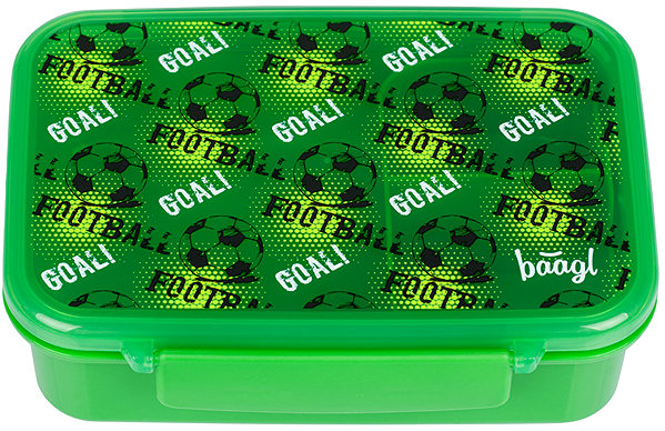 Lunch Box BAAGL Snack box with compartments Football ...