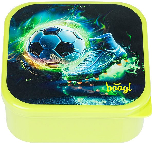 Lunch Box BAAGL Snack Box 4 in 1 Football ...