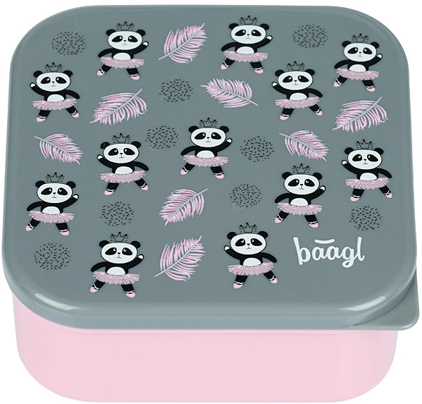 Lunch Box BAAGL Snack box 4 in 1 Panda ...