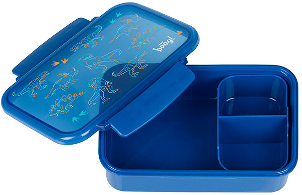 Lunch Box BAAGL Snack box with compartments Dino ...