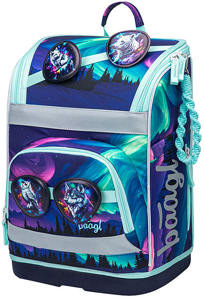 BAAGL School Bag Zippy Plus Aurora GRS.