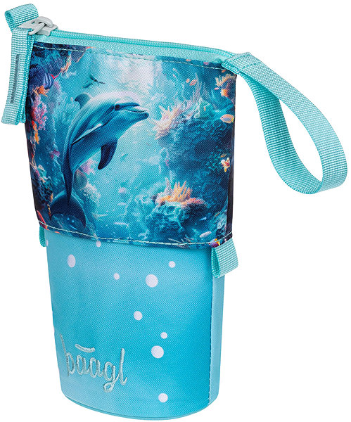 BAAGL School Pencil Roll Dolphin GRS school pencil case.