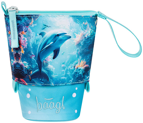 BAAGL School Pencil Roll Dolphin GRS school pencil case.