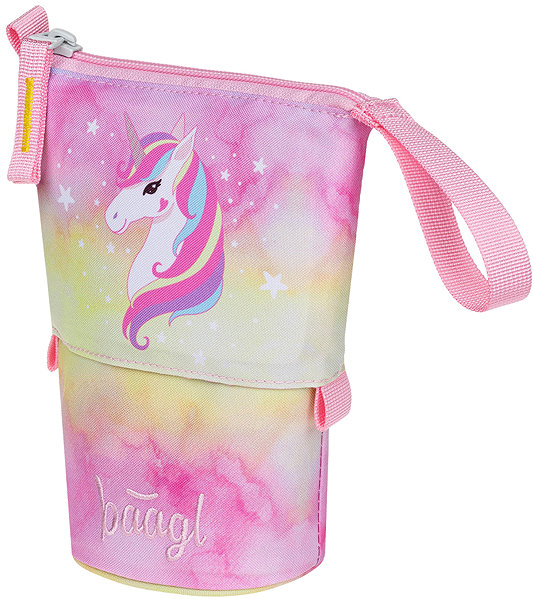 BAAGL Rainbow Unicorn GRS school pencil case.