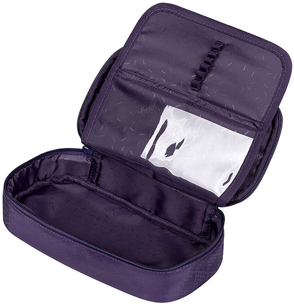 BAAGL Plum school pencil case.