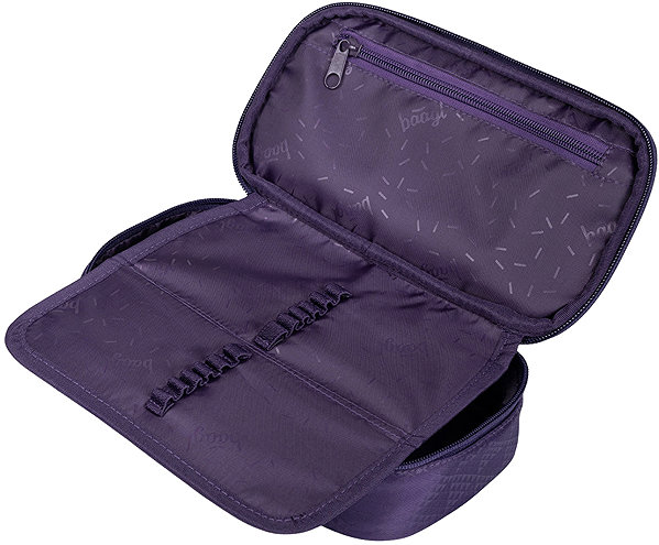 BAAGL Plum school pencil case.