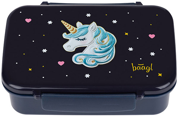 Lunch Box BAAGL Unicorn Gold Lunch Box with Compartments ...