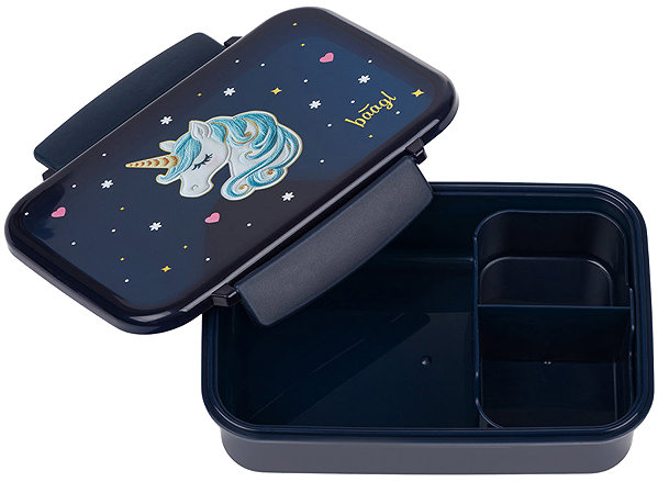 Lunch Box BAAGL Unicorn Gold Lunch Box with Compartments ...