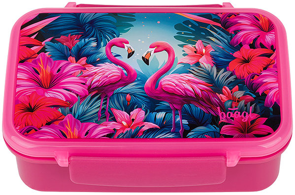 Lunch Box BAAGL Lunch Box with Flamingo Compartments ...