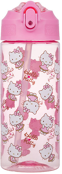 Kulacs Baagl szívószálas tritán kulacs - Hello Kitty Sweet Leopard, 500 ml ...