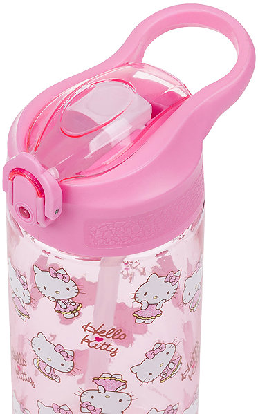Kulacs Baagl szívószálas tritán kulacs - Hello Kitty Sweet Leopard, 500 ml ...