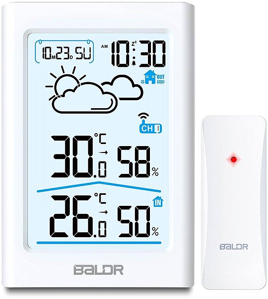 Weather Station Baldr BD-911, white ...